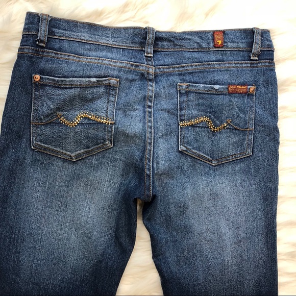 7 For All Mankind flare jeans size 29. - Picture 6 of 8